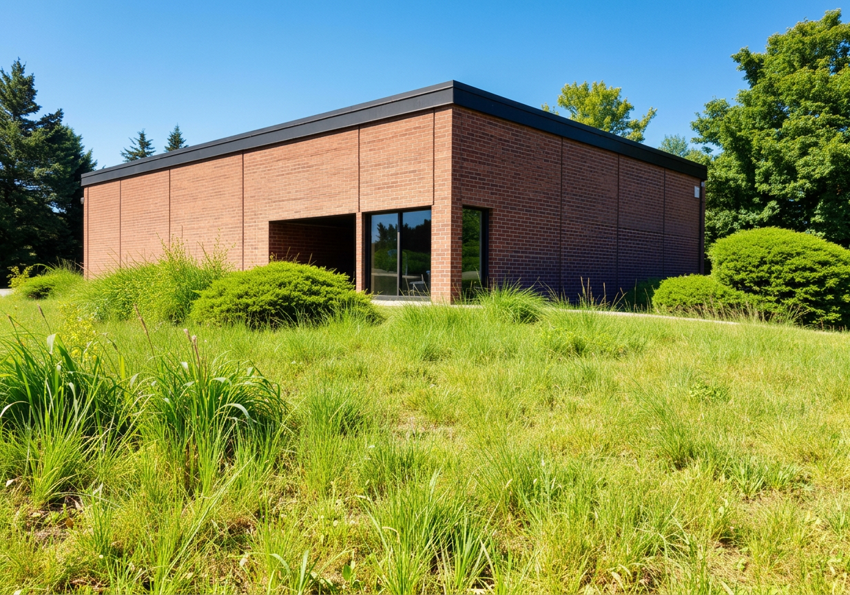 Commercial Lawn Care — before