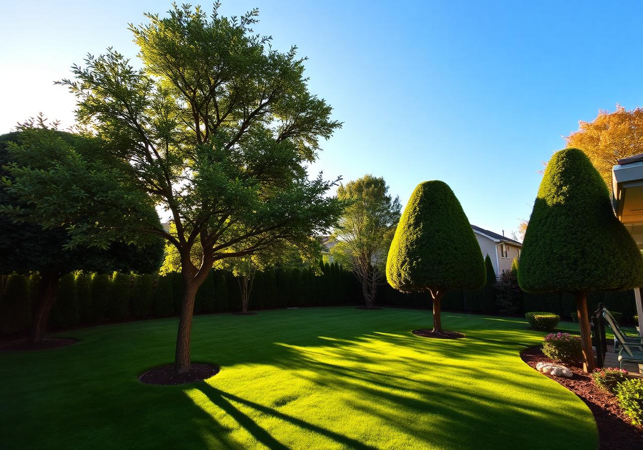 Backyard Tree Trimming